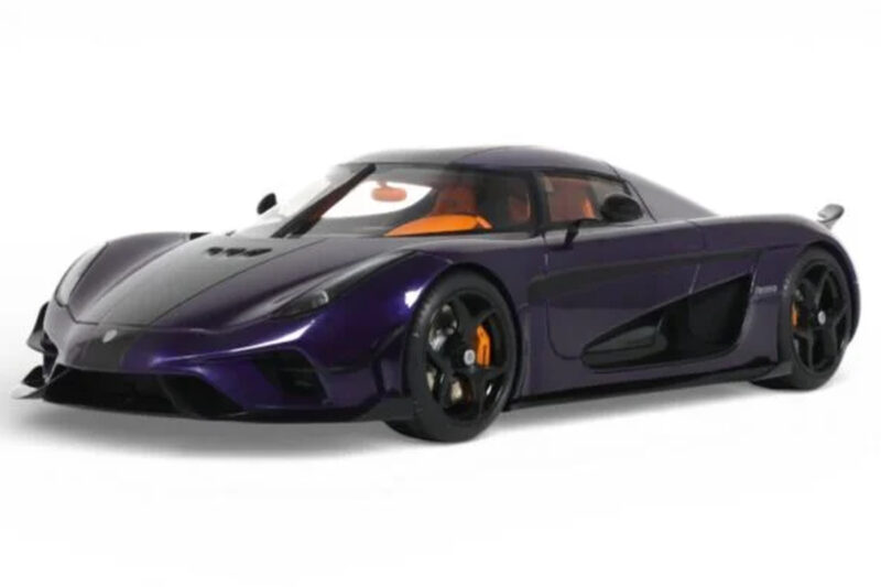 Koenigsegg Regera Violetti GT Spirit 1:18 Koenigsegg Regera Violetti GT Spirit 1:18 GT973 Hartsi