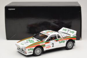 Lancia 037 #2 A. Bettega / M. Perissinot Rally San Marino 1984 Kyosho 1:18 08306F Metalli — kuva 8 / 8