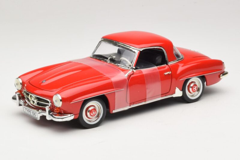 Mercedes 190 SL W121 Coupé Punainen ERTL 1:18 7465 Metalli