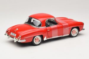 Mercedes 190 SL W121 Coupé Punainen ERTL 1:18 7465 Metalli — kuva 2 / 6