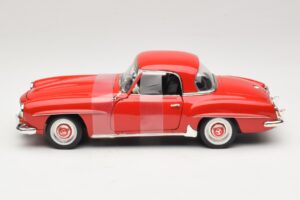 Mercedes 190 SL W121 Coupé Punainen ERTL 1:18 7465 Metalli — kuva 3 / 6