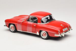 Mercedes 190 SL W121 Coupé Punainen ERTL 1:18 7465 Metalli — kuva 5 / 6