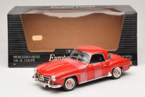 Mercedes 190 SL W121 Coupé Punainen ERTL 1:18 7465 Metalli — kuva 6 / 6