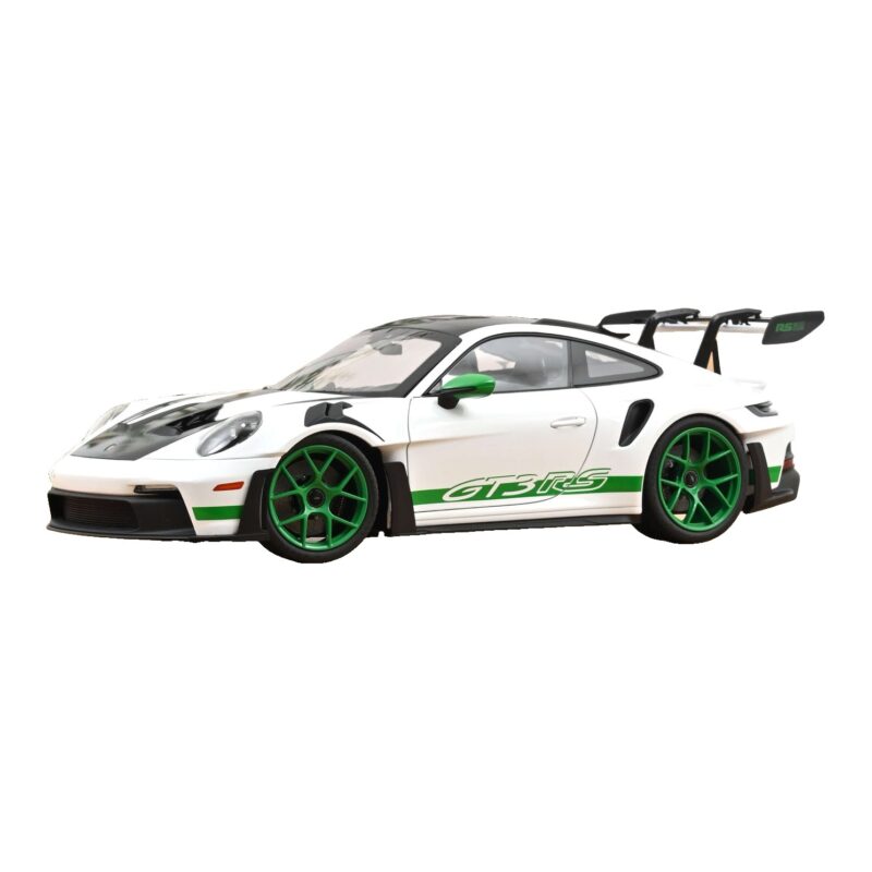 Porsche 911 992 GT3 RS Tribute to Carrera RS Valkoinen Python Green Norev 1:12 127535 Metalli