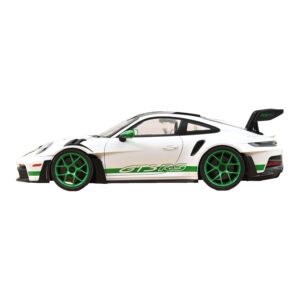 Porsche 911 992 GT3 RS Tribute to Carrera RS Valkoinen Python Green Norev 1:12 127535 Metalli — kuva 3 / 4