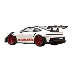 Porsche 911 992 GT3 RS Weissach Package Valkoinen Pyro Red Norev 1:18 187373 Metalli — kuva 3 / 3