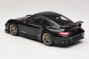 Porsche 911 997 GT2 RS Musta Minichamps 1:18 100069401-O Metalli — kuva 7 / 8