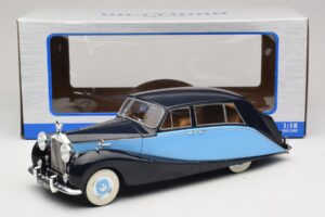 Rolls-Royce Silver Wraith Empress by Hooper Musta & Tummansininen MCG 1:18 MCG18051 Metalli — kuva 6 / 6