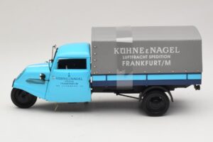 Tempo Hanseat Pickup Kühne & Nagel Frankfurt Minichamps 1:18 180099022 Metalli — kuva 3 / 6