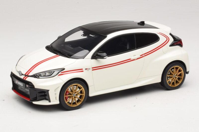 Toyota GR Yaris TGR Italy Rajoitettu Erä Pure White Otto 1:18 OT1183 Hartsi