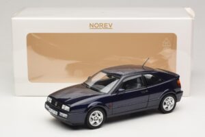 Volkswagen Corrado VR6 Aqua Blue Metallic Rajoitettu Erä Norev 1:18 188660 Metalli — kuva 8 / 8