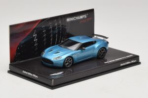 Aston Martin V12 Zagato Alba Blue Minichamps 1:43 437137222 Metalli — kuva 2 / 5