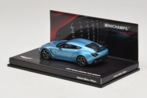 Aston Martin V12 Zagato Alba Blue Minichamps 1:43 437137222 Metalli — kuva 3 / 5