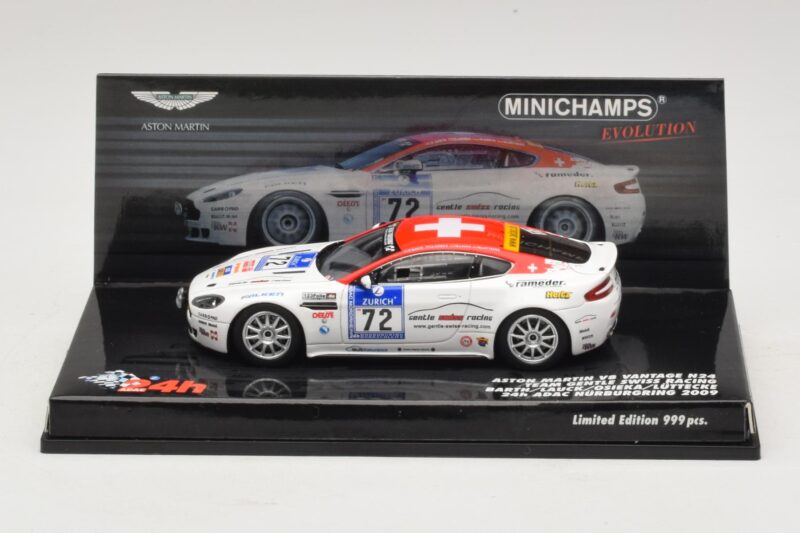 Aston Martin V8 Vantage #72 24 Hours of Nurburgring 2009 Minichamps 1:43 437091372 Metalli