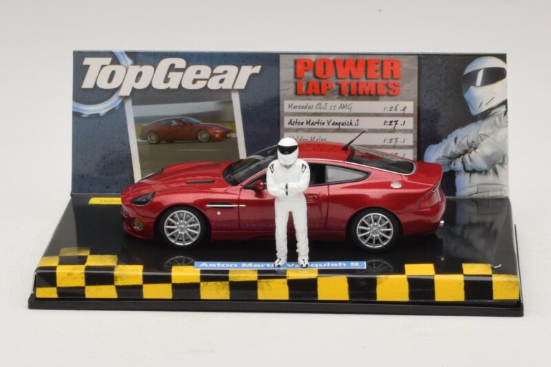 Aston Martin Vanquish S Punainen Top Gear Figuurin Kanssa Minichamps 1:43 Aston Martin Vanquish S Punainen Top Gear Figuurin Kanssa Minichamps 1:43 519431372 Metalli
