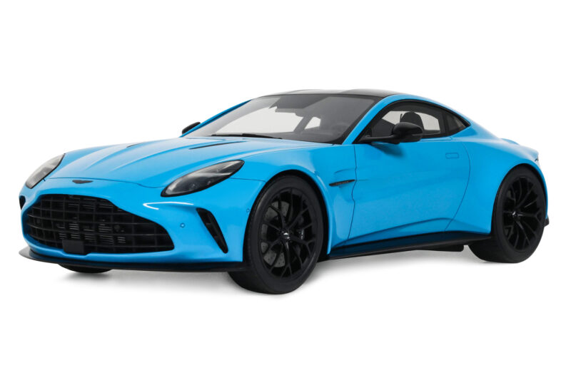 Aston Martin Vantage Elwood Blue GT Spirit 1:18 Aston Martin Vantage Elwood Blue GT Spirit 1:18 GT1008 Hartsi