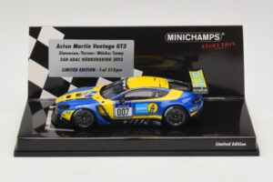 Aston Martin Vantage GT3 #007 A. Simonsen / Turner 24 Hours of Nurburgring 2013 Minichamps 1:43 437131307 Metalli