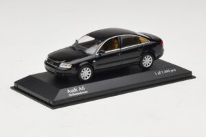 Audi A6 C5 Musta Minichamps 1:43 430010200 Metalli — kuva 2 / 4