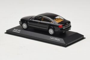 Audi A6 C5 Musta Minichamps 1:43 430010200 Metalli — kuva 3 / 4