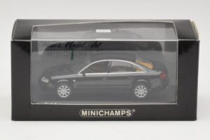 Audi A6 C5 Musta Minichamps 1:43 430010200 Metalli — kuva 4 / 4