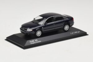 Audi A6 C5 Sininen Metallic Minichamps 1:43 430010201 Metalli — kuva 2 / 4