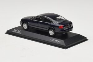 Audi A6 C5 Sininen Metallic Minichamps 1:43 430010201 Metalli — kuva 3 / 4