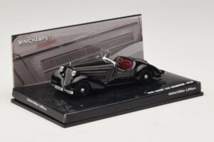 Audi Front 225 Roadster Musta Minichamps 1:43 437019131 Metalli — kuva 2 / 5