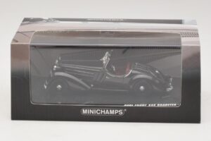 Audi Front 225 Roadster Musta Minichamps 1:43 437019131 Metalli — kuva 5 / 5