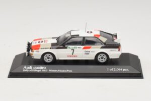 Audi Quattro #7 M. Mouton / F. Pons Pikes Peak International Hill Climb 1984 Minichamps 1:43 AUDI014 Metalli