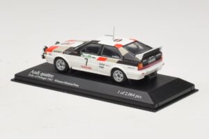 Audi Quattro #7 M. Mouton / F. Pons Pikes Peak International Hill Climb 1984 Minichamps 1:43 AUDI014 Metalli — kuva 3 / 4