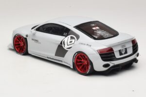 Audi R8 42 Liberty Walk Valkoinen GT Spirit 1:18 GT325 Hartsi — kuva 5 / 6