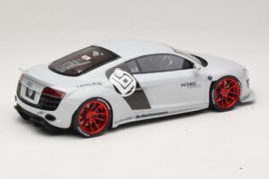 Audi R8 42 Liberty Walk Valkoinen GT Spirit 1:18 GT325 Hartsi — kuva 2 / 6