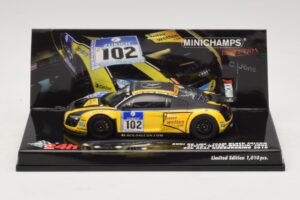 Audi R8 LMS GT3 #102 H-J. Stuck / H. Heyer Black Falcon 24 Hours of Nurburgring 2010 Minichamps 1:43 437101912 Metalli