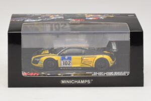 Audi R8 LMS GT3 #102 H-J. Stuck / H. Heyer Black Falcon 24 Hours of Nurburgring 2010 Minichamps 1:43 437101912 Metalli — kuva 5 / 5