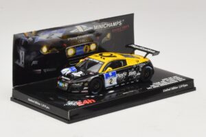 Audi R8 LMS GT3 #2 24 Hours of Nurburgring 2010 Minichamps 1:43 437101902 Metalli — kuva 2 / 5