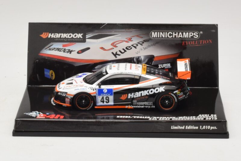 Audi R8 LMS GT3 #49 Krebs / Vogler Hankook 24 Hours of Nurburgring 2010 Minichamps 1:43 437101949 Metalli