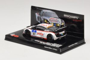 Audi R8 LMS GT3 #97 Phoenix Racing 24 Hours of Nurburgring 2010 Minichamps 1:43 437101997 Metalli — kuva 3 / 5