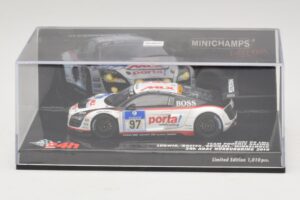 Audi R8 LMS GT3 #97 Phoenix Racing 24 Hours of Nurburgring 2010 Minichamps 1:43 437101997 Metalli — kuva 4 / 5