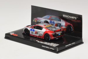 Audi R8 LMS GT3 #99 F. Biela / M. Fassler Phoenix Racing 24 Hours of Nurburgring 2010 Minichamps 1:43 437101999 Metalli — kuva 3 / 5