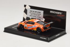 Audi R8 LMS Ultra #100 MS Racing Patel / Dobitsch ADAC GT Masters 2013 Minichamps 1:43 437130100 Metalli — kuva 3 / 5
