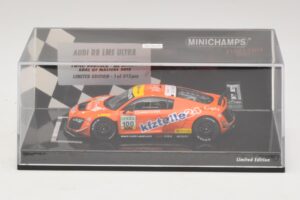 Audi R8 LMS Ultra #100 MS Racing Patel / Dobitsch ADAC GT Masters 2013 Minichamps 1:43 437130100 Metalli — kuva 4 / 5