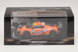 Audi R8 LMS Ultra #100 MS Racing Patel / Dobitsch ADAC GT Masters 2013 Minichamps 1:43 437130100 Metalli — kuva 5 / 5