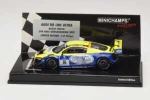 Audi R8 LMS Ultra #16 Busch 24 Hours of Nurburgring 2013 Minichamps 1:43 437130116 Metalli