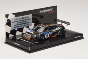 Audi R8 LMS Ultra #29 Team WRT Sandstorm L. Vanthoor 24 Hours of Nurburgring 2013 Minichamps 1:43 437130129 Metalli — kuva 2 / 5