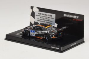 Audi R8 LMS Ultra #29 Team WRT Sandstorm L. Vanthoor 24 Hours of Nurburgring 2013 Minichamps 1:43 437130129 Metalli — kuva 3 / 5