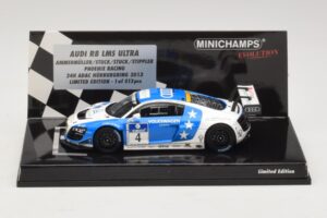 Audi R8 LMS Ultra #4 Phoenix Racing Ammermuller / H-J. Stuck 24 Hours of Nurburgring 2013 Minichamps 1:43 437131304 Metalli