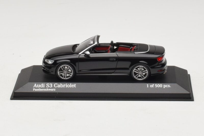 Audi S3 8P Avoauto Musta Minichamps 1:43 437013030 Metalli