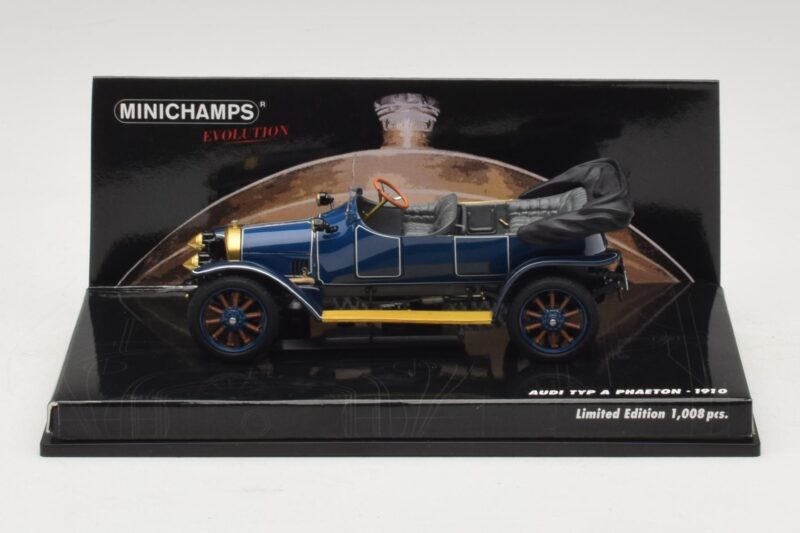 Audi Typ A Phaeton Sininen Minichamps 1:43 Audi Typ A Phaeton Sininen Minichamps 1:43 437019031 Metalli