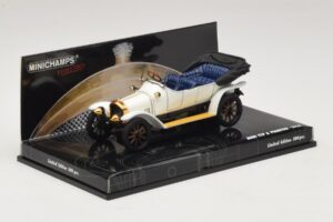 Audi Typ A Phaeton Valkoinen Sininen Minichamps 1:43 437019032 Metalli — kuva 2 / 5