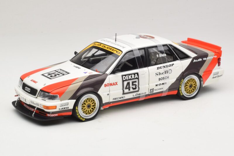 Audi V8 Quattro DTM #45 F. Biela Team AZR 1991 Minichamps 1:18 100911045 Metalli